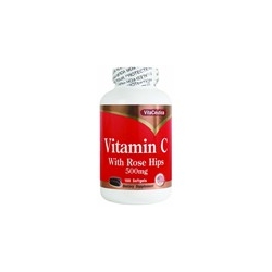 VITAMINA C WITH ROSE HIPS 500MG FCO 100 SOFTGEL 