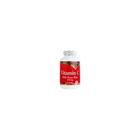 VITAMINA C WITH ROSE HIPS 500MG FCO 100 SOFTGEL 