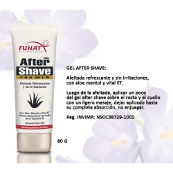 AFTER SHAVE GEL PARA DESPUES DE LA AFEITADA TUBO 80GR 