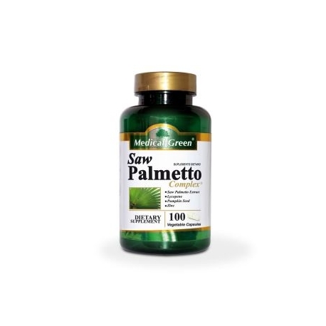 SAW PALMETO COMPLEX FCO *100 TABLET medical green (envíos a todo Colombia)