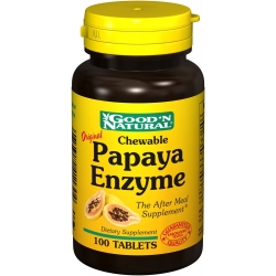 PAPAYA ENZIME (ENZIMAS DIGESTIVAS) FCO 100 TABLETAS 