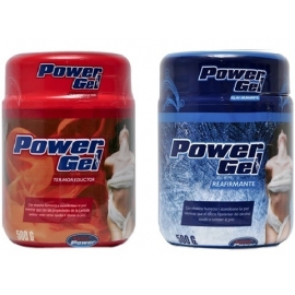 OFERTA POWER GEL ( REAFIRMANTE FRIO Y TERMOREDUCTOR CALIENTE) FCO 500GR CANTIDAD*2 UNIDADES