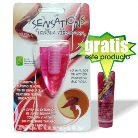 PROMOCION LENGUA VIBRADORA X 2 UNIDADES GRATIS GEL ESTRECHANTE 