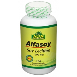 ALFASOY 1200MG SOFTGEL (LECITHINA DE SOYA SOFTGEL) FCO*100 SOFTGEL 