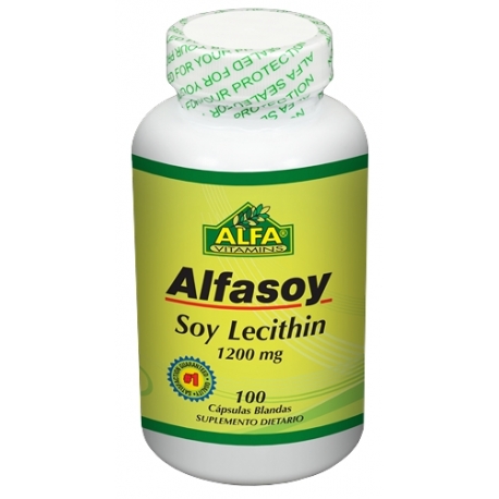 ALFASOY 1200MG SOFTGEL (LECITHINA DE SOYA SOFTGEL) FCO*100 SOFTGEL 