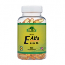 ALFA VITAMINA E 400IU (VITAMINA E NATURAL) FCO*100 SOFTGEL