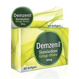 DEMZENYL GINKO BILOBA 80 MG CAJA 60 SOFTGEL