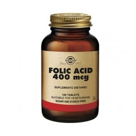 FOLIC ACID 400 MCG SOLGAR (ENVIOS COLOMBIA) CANTIDAD*1