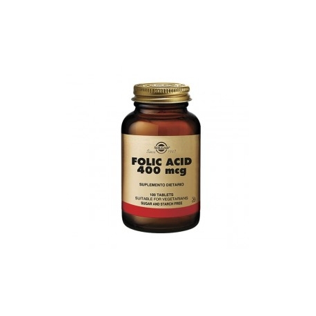 FOLIC ACID 400 MCG SOLGAR (ENVIOS COLOMBIA) CANTIDAD*1