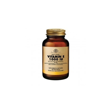 VITAMIN E 1000 IU MIXED SOFTGELS SOLGAR (ENVIOS COLOMBIA) CANTIDAD*1