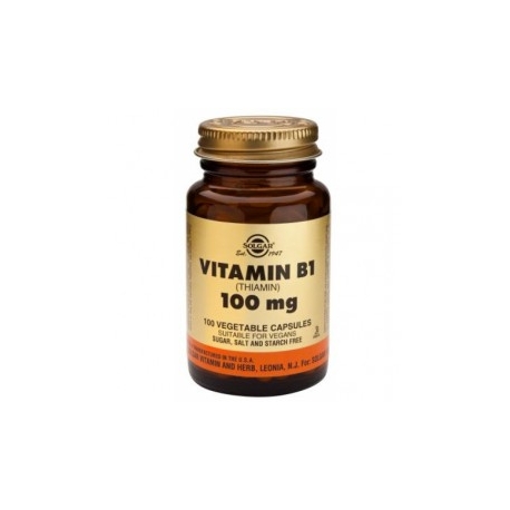 VITAMIN B1 100MG (THIAMINA) SOLGAR (ENVIOS COLOMBIA) CANTIDAD*1