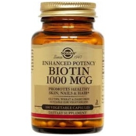 BIOTIN 1000MG SOLGAR (ENVIOS COLOMBIA) CANTIDAD*1