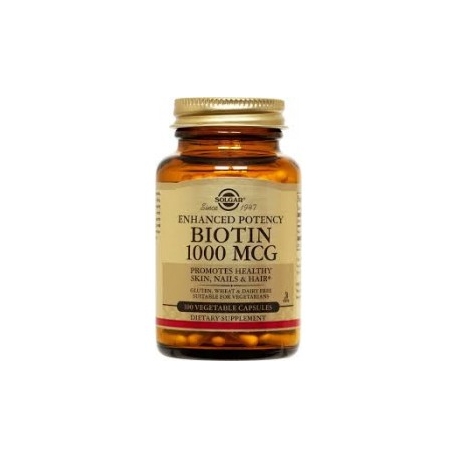 BIOTIN 1000MG SOLGAR (ENVIOS COLOMBIA) CANTIDAD*1