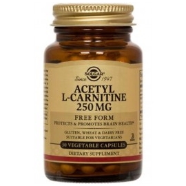 ACETYL L-CARNITINE 250MG SOLGAR (ENVIOS COLOMBIA) CANTIDAD*1