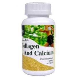 Collagen and Calcium Frasco con 60 tabletas de 1600 mg. (envios a todo colombia )