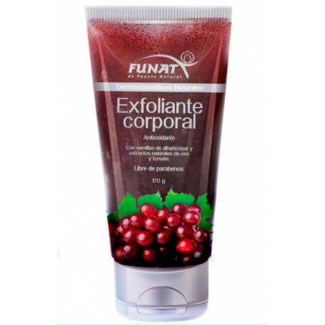 Exfoliante corporal de uva - antioxidante * 170 g Funat (envíos a todo Colombia)