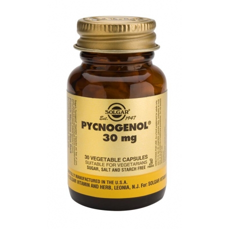 PYCNOGENOL 30MG FRASCO *30 TABLETAS Solgar