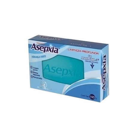 JABON ASEPXIA FORTE CAJA* 100GR X 3 UNIDADES 