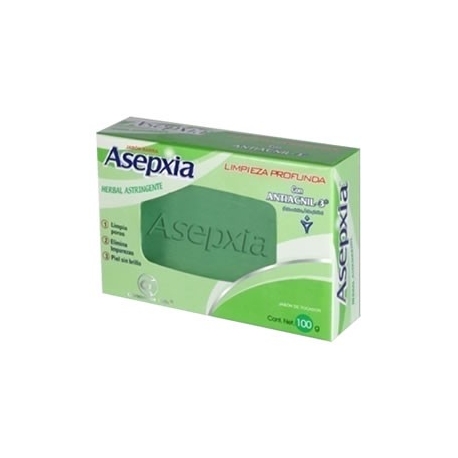 JABON ASEPXIA HERBAL CAJA* 100GR X 3 UNIDADES 