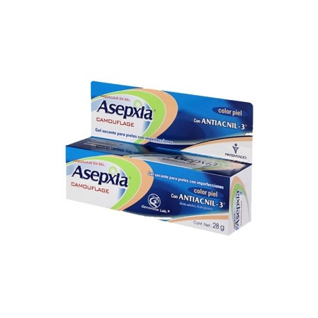 OFERTA*ASEPXIA CAMUFLAGE* TUBO*28GR X 2 UNIDADES 