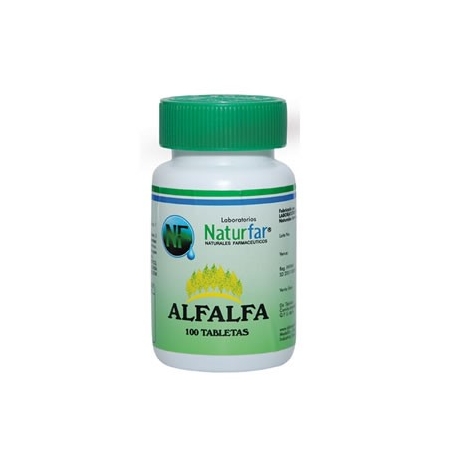 ALFALFA FRASCO* 100 TABLETAS Naturfar 