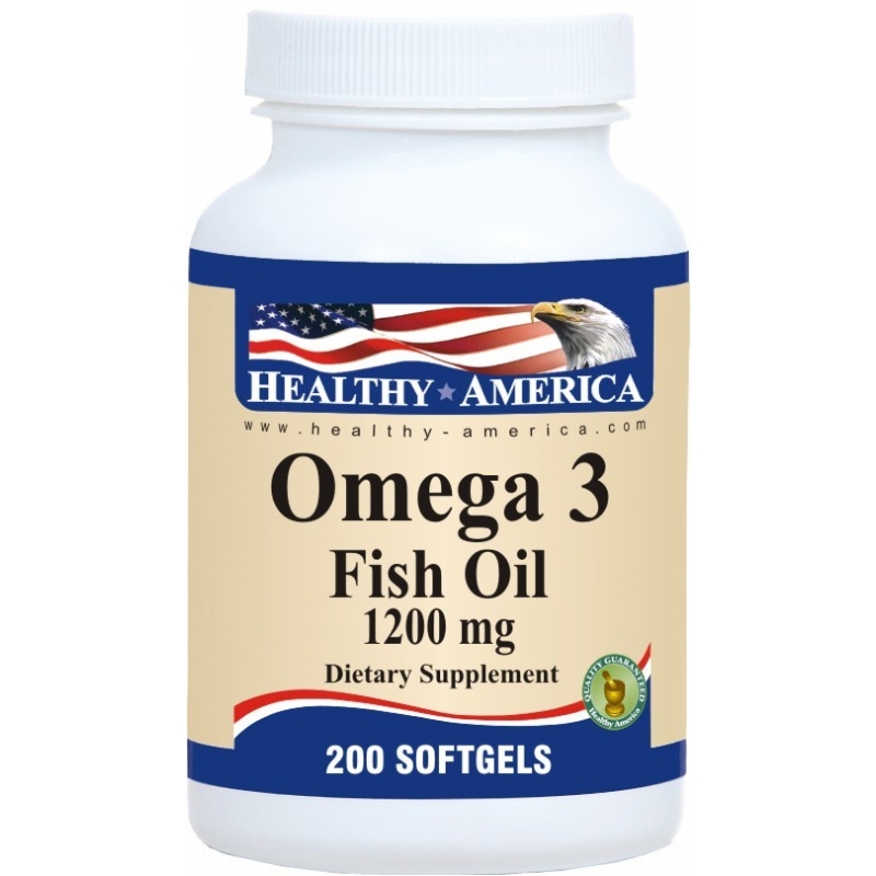 HEALTHY AMERICA COLOMBIA OMEGA 3FISH OIL 1200MG FCO 200