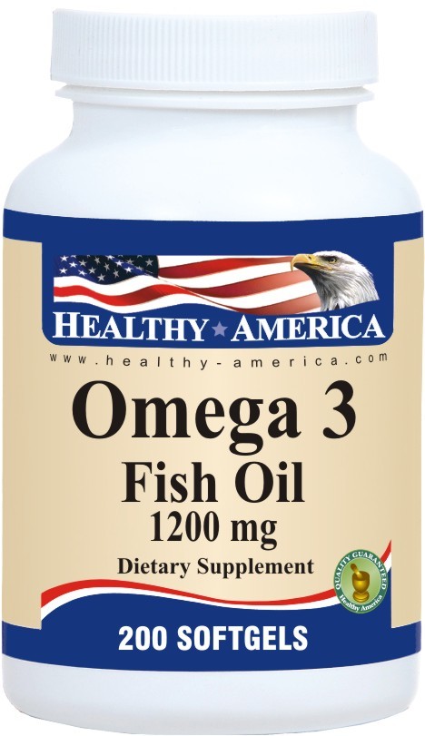 HEALTHY AMERICA COLOMBIA OMEGA 3FISH OIL 1200MG FCO 200