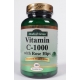 VITAMINA C 1000+WITH ROSE HIPS FCO 100 TABLETAS 