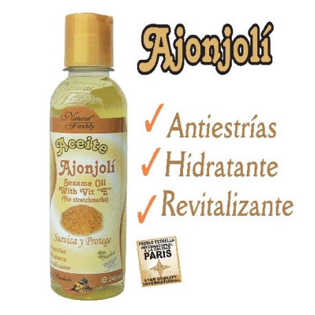 ACEITE DE AJONJOLI FCO 240ML VITAM E